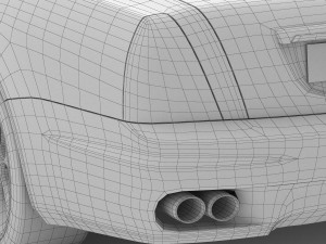 Maserati Quattroporte 4K 3D Model