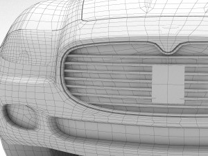 Maserati Quattroporte 4K 3D Model