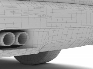 Maserati Quattroporte 4K 3D Model