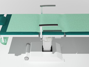 Operating Table 4K Modello 3D