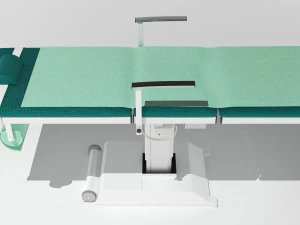 Mesa cir&uacute;rgica 4K Modelo 3D