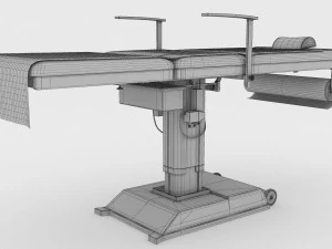 Mesa cir&uacute;rgica 4K Modelo 3D
