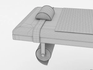 Mesa cir&uacute;rgica 4K Modelo 3D