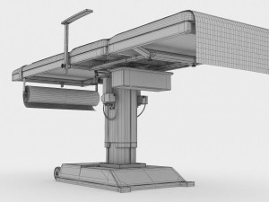 Operating Table 4K Modello 3D