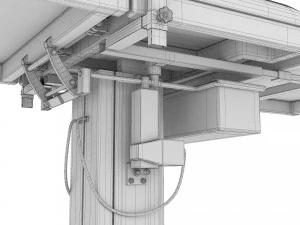 Mesa cir&uacute;rgica 4K Modelo 3D