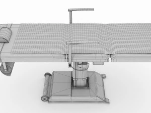 Mesa cir&uacute;rgica 4K Modelo 3D