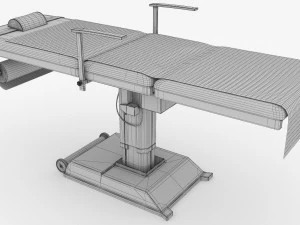 Mesa cir&uacute;rgica 4K Modelo 3D
