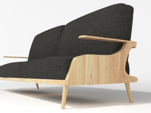Sofa Sonja 4K 3D 模型