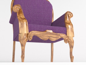 Armchair Classy 4K 3D Modell