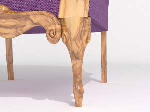 Armchair Classy 4K 3D Modell