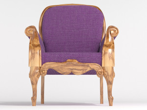 Armchair Classy 4K 3D Modell