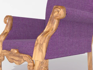 Armchair Classy 3D Model