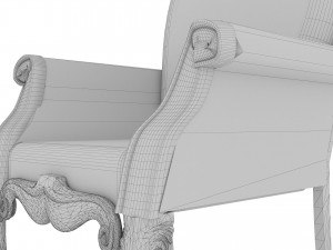 Armchair Classy 4K 3D Modell