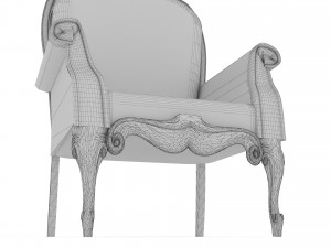 Armchair Classy 4K 3D Modell