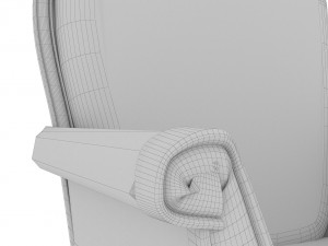 Armchair Classy 4K 3D Modell