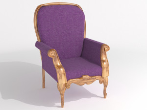 Armchair Classy 4K 3D 모델