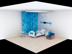 Hospital Room 6 - 4K 3D Model