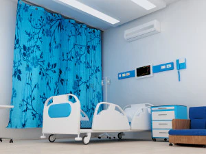 Hospital Room 6 - 4K 3D Model