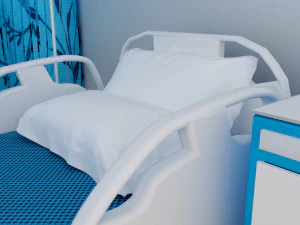 Hospital Room 6 - 4K 3D Model
