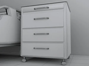 Hospital Room 6 - 4K 3D Model