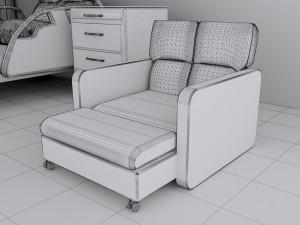 Hospital Room 6 - 4K 3D 模型