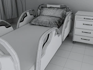 Hospital Room 6 - 4K 3D Model