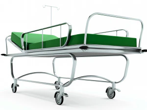 Emergency Stretcher 4K 3D Model