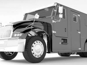 Armored Truck 4K 3D Model