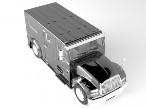 Armored Truck 4K 3D Model