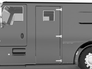 Armored Truck 4K 3D Model