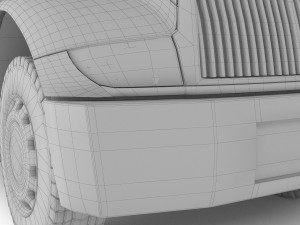 Armored Truck 4K 3D Model