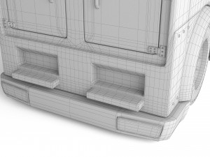Armored Truck 4K 3D Model
