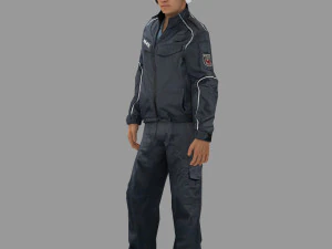 Lowrider Cop 4K 3D Model