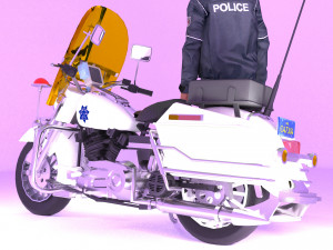 Lowrider Cop 4K 3Dモデル