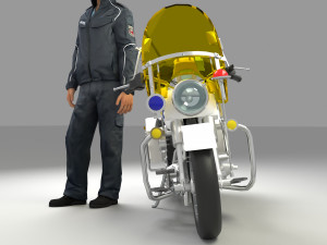 Lowrider Cop 4K 3Dモデル