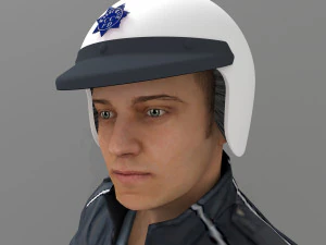 Lowrider Cop 4K 3D Model