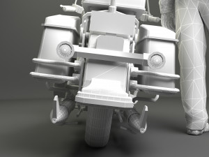 Lowrider Cop 4K 3Dモデル