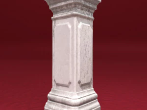 Athena Statue 3D Model