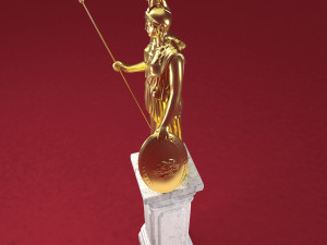 Athena Statue 4K 3D 모델