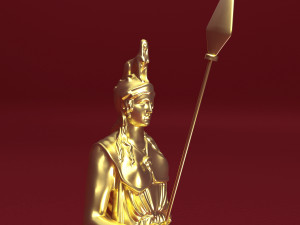 Athena Statue 4K 3D 모델