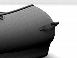 Tandem Canoe 4K 3D Model