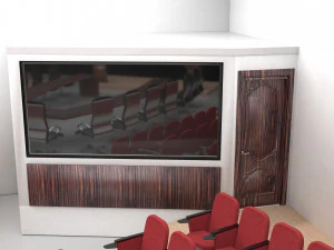 Meeting Saloon and Simultane Room 3D Model