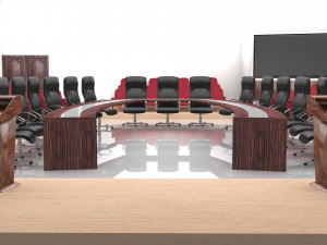 Meeting Saloon and Simultane Room 4K Modelo 3D