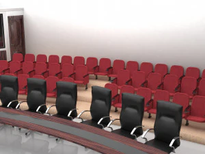Meeting Saloon and Simultane Room 3D Model