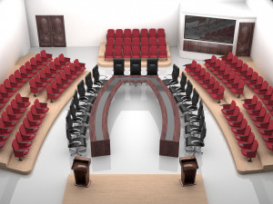 Meeting Saloon and Simultane Room 4K Modelo 3D