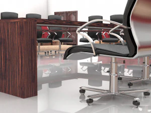 Meeting Saloon and Simultane Room 3D Model