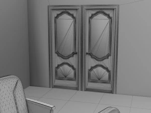 Meeting Saloon and Simultane Room 3D Model