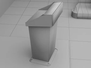 Meeting Saloon and Simultane Room 3D Model