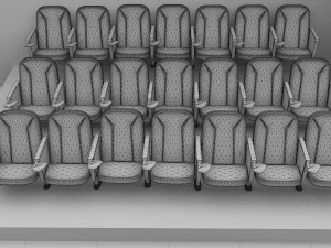 Meeting Saloon and Simultane Room 3D Model