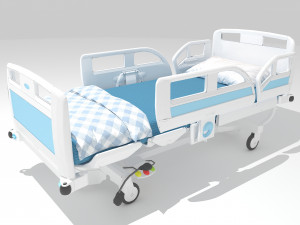Intensive Care Bed 5 3D Model